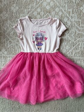 L.O.L. Surprise! Pink and Hot Pink Tulle Dress 5T